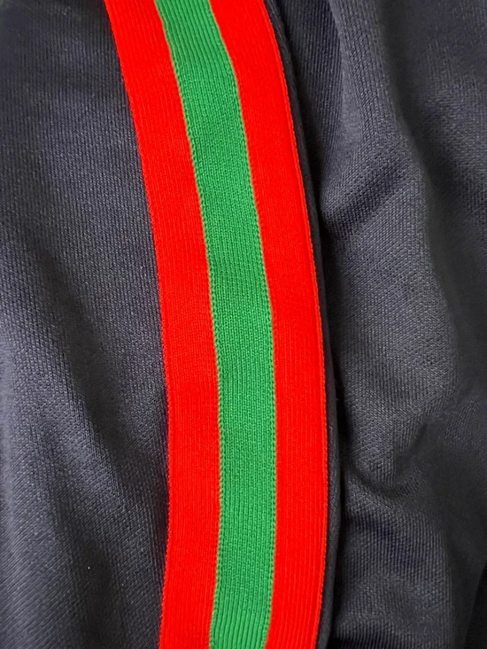 Gucci Navy Web Stripe Harem Joggers Size M - Picture 6 of 7